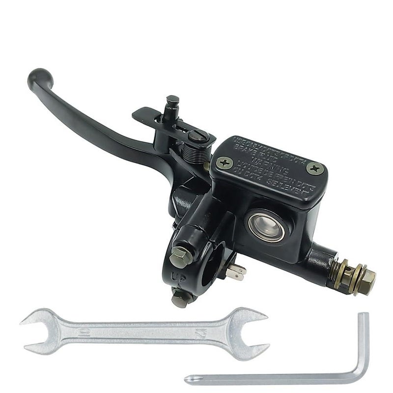 Triumilynn 7/8" 22mm Left Brake Lever Master Cylinder for 50CC 70cc 90cc 100cc 110cc 125cc 150cc 200cc 250CC Motorcyle Kids ATV Quad Moped Pit Dirt Bike - Image 1